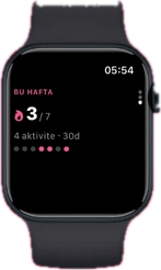 Apple Watch — bu haftanın aktivite özeti